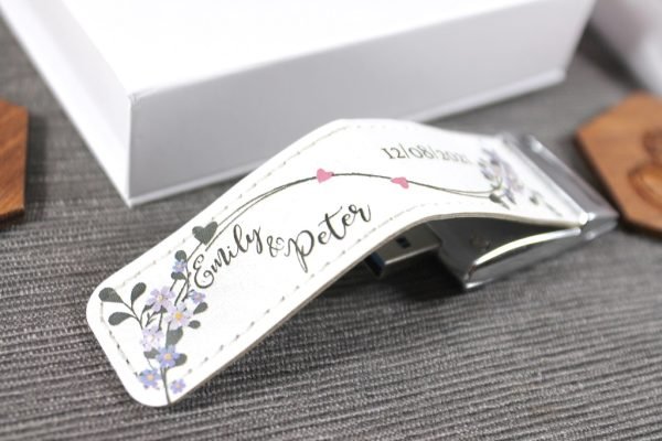 Personalised USB memory stick with Printed trinket box
