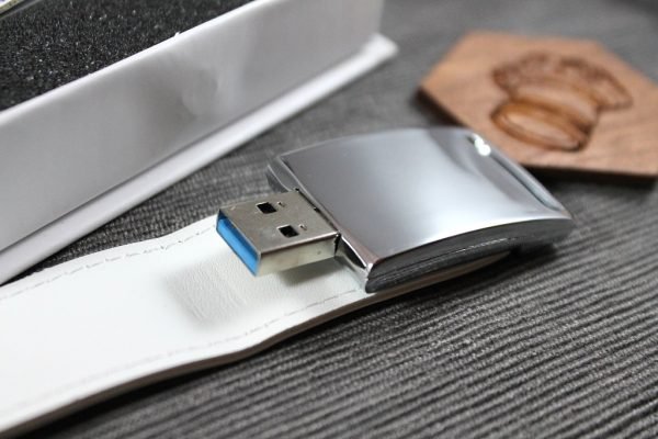 Personalised USB memory stick with Printed trinket box