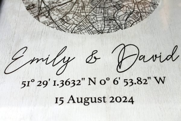 Personalised Wooden Map | Any Location | Detailed Street Map - Image 5